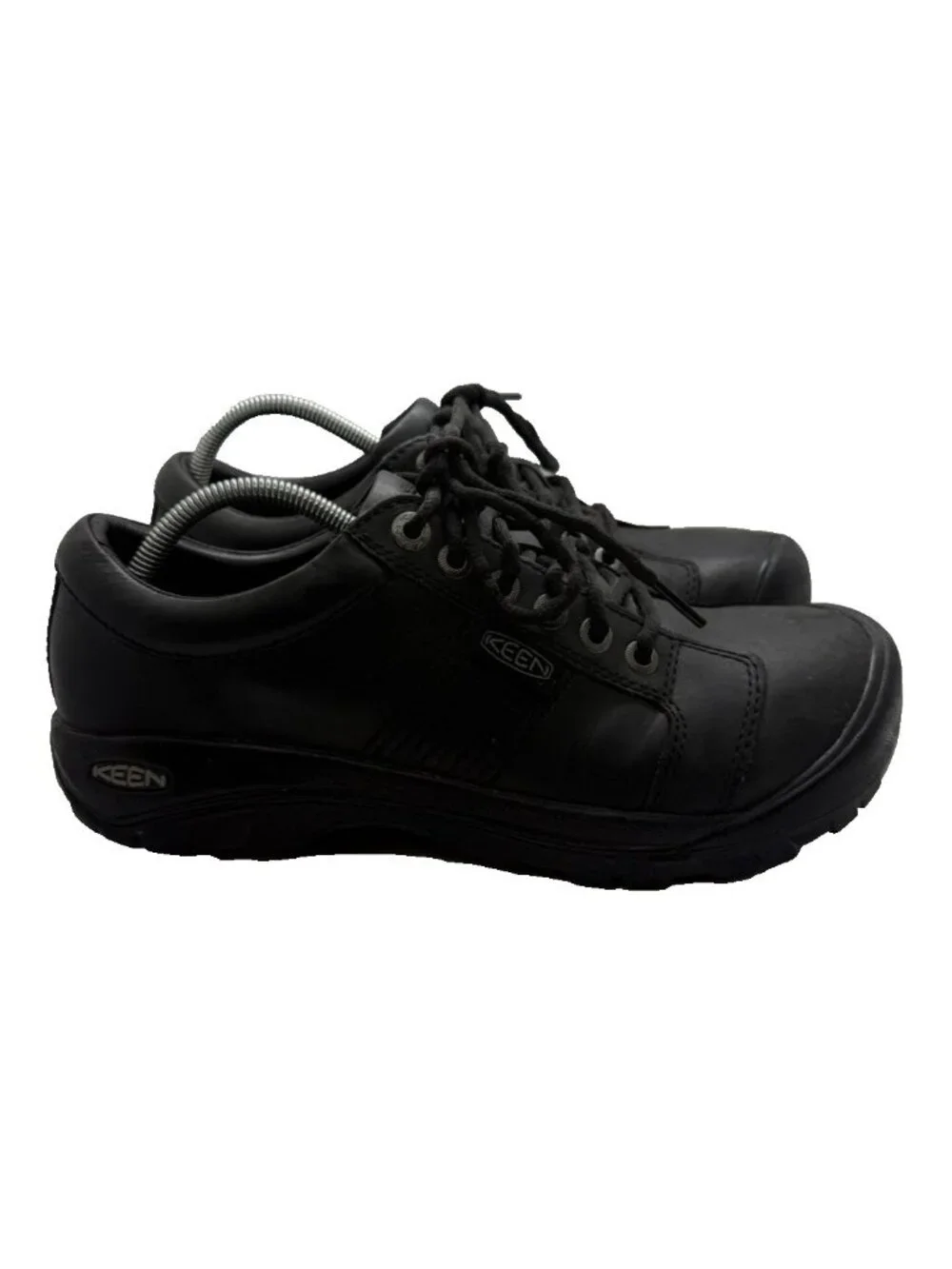 Keen Austin Men's Black Leather Lace Up Oxford Shoes 1002990 Size 9.5 US 42.5EU